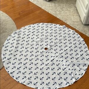 Nautical Anchor Print Tablecloth